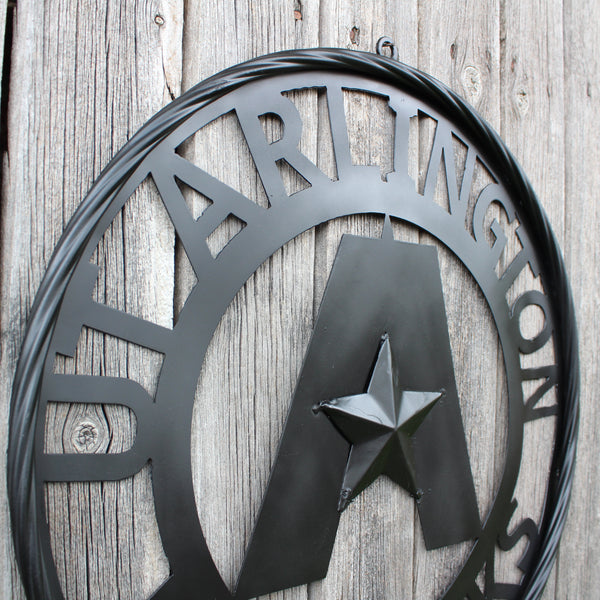 UTA ARLINGTON BLACK CUSTOM METAL VINTAGE CRAFT TEAM SIGN WESTERN HOME DECOR HANDMADE (Copy)