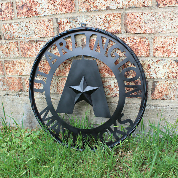 UTA ARLINGTON BLACK CUSTOM METAL VINTAGE CRAFT TEAM SIGN WESTERN HOME DECOR HANDMADE (Copy)