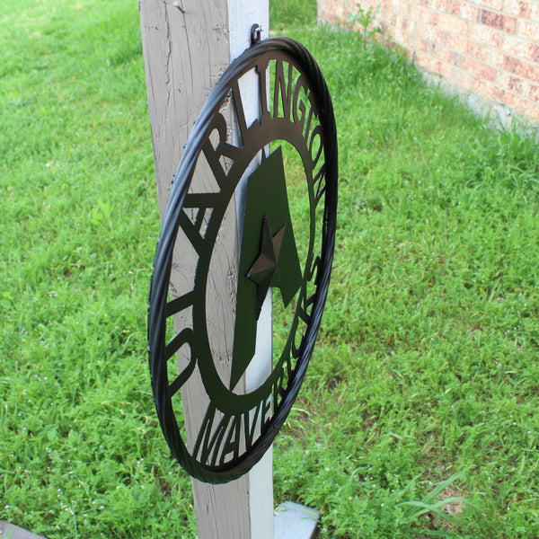 UTA ARLINGTON BLACK CUSTOM METAL VINTAGE CRAFT TEAM SIGN WESTERN HOME DECOR HANDMADE (Copy)