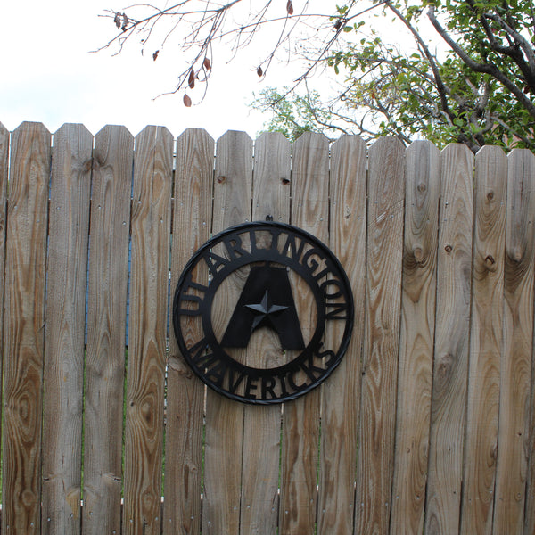 UTA ARLINGTON BLACK CUSTOM METAL VINTAGE CRAFT TEAM SIGN WESTERN HOME DECOR HANDMADE (Copy)
