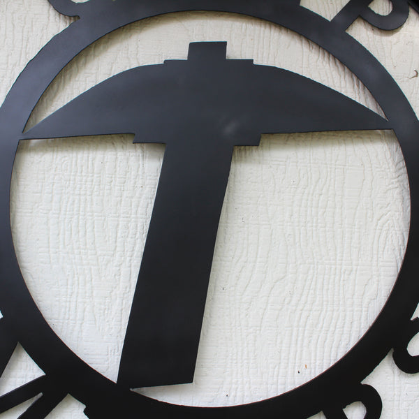 UTEP MINERS BLACK CUSTOM METAL VINTAGE CRAFT TEAM SIGN WESTERN HOME DECOR HANDMADE (Copy)