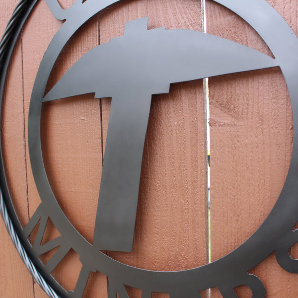 UTEP MINERS BLACK CUSTOM METAL VINTAGE CRAFT TEAM SIGN WESTERN HOME DECOR HANDMADE (Copy)