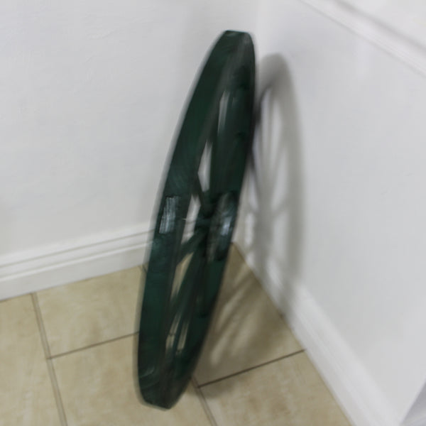 WAGON WHEEL HUNTER GREEN BARN WOOD WESTERN HOME DECOR HANDMADE NEW 16",24",30"