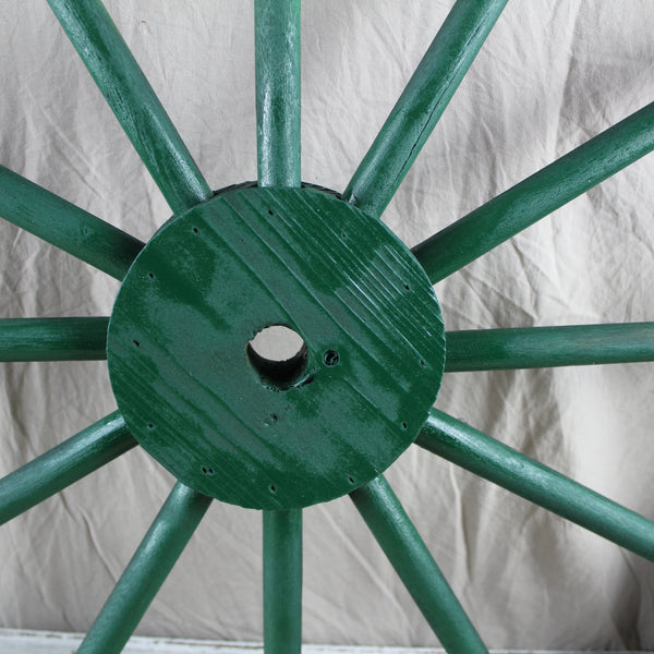 WAGON WHEEL HUNTER GREEN BARN WOOD WESTERN HOME DECOR HANDMADE NEW 16",24",30"