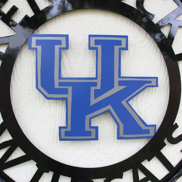 KENTUCKY WILDCATS CUSTOM METAL VINTAGE CRAFT SIGN WESTERN HOME DECOR HANDMADE