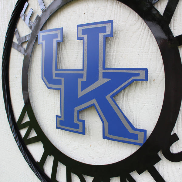 KENTUCKY WILDCATS CUSTOM METAL VINTAGE CRAFT SIGN WESTERN HOME DECOR HANDMADE