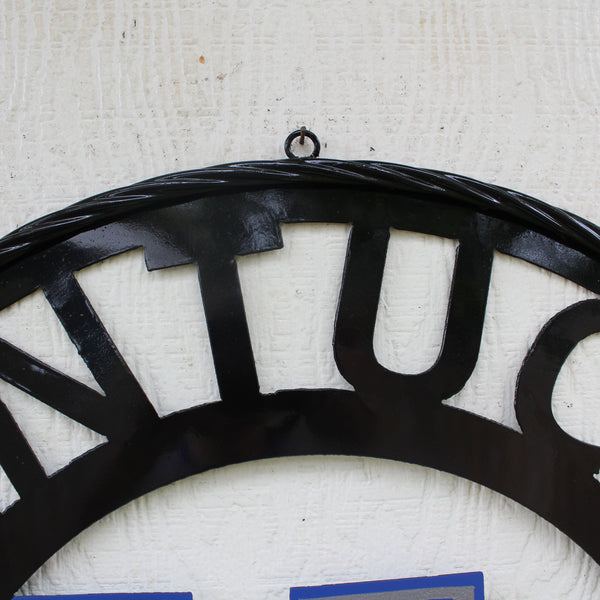 KENTUCKY WILDCATS CUSTOM METAL VINTAGE CRAFT SIGN WESTERN HOME DECOR HANDMADE