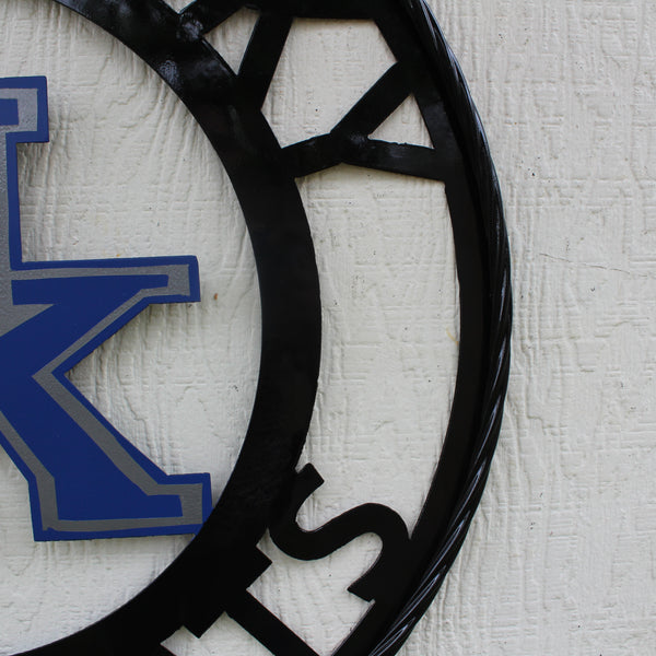 KENTUCKY WILDCATS CUSTOM METAL VINTAGE CRAFT SIGN WESTERN HOME DECOR HANDMADE