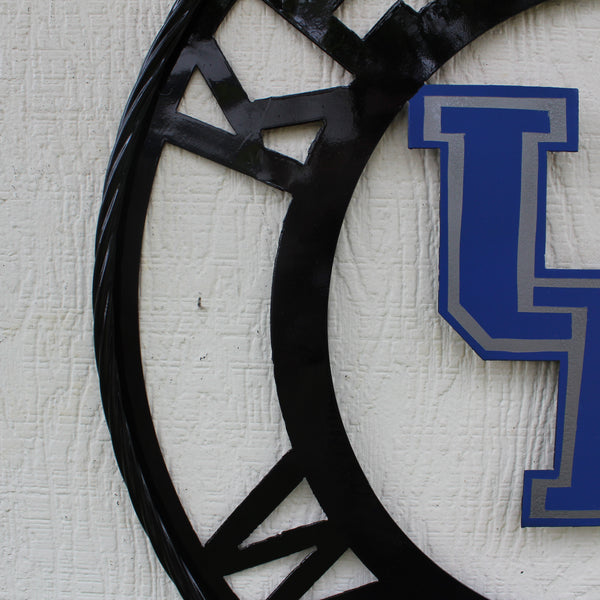KENTUCKY WILDCATS CUSTOM METAL VINTAGE CRAFT SIGN WESTERN HOME DECOR HANDMADE