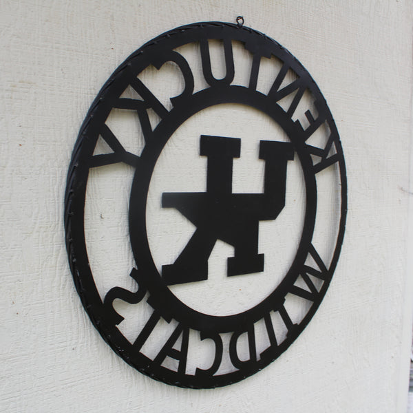 KENTUCKY WILDCATS CUSTOM METAL VINTAGE CRAFT SIGN WESTERN HOME DECOR HANDMADE