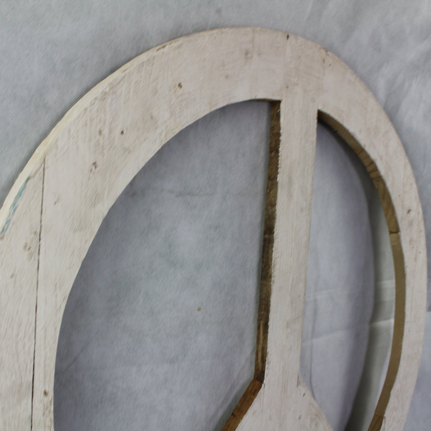 24" WHITE PEACE SIGN WOOD SIGN WALL ART DECOR WESTERN HOME DECOR HANDMADE #EH12853