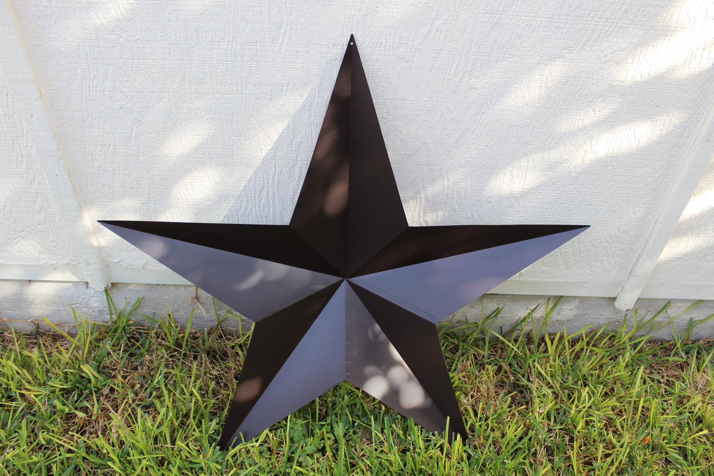 RUSTIC BROWN BARN STAR 5 POINT METAL STAR OF DAVID WESTERN HOME DECOR HANDMADE NEW 12",24",36" #EH12779
