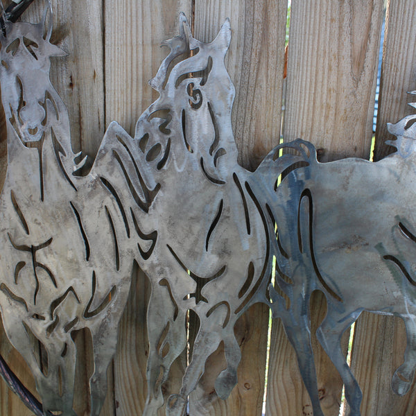WELCOME RUNNING HORSES RAW METAL UNPAINTED SIGN WESTERN HOME DECOR HANDMADE NEW #EH12719 (Copy)