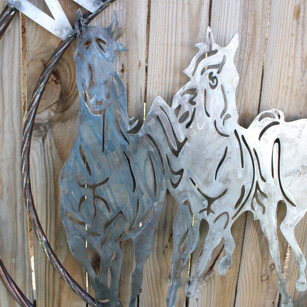 WELCOME RUNNING HORSES RAW METAL UNPAINTED SIGN WESTERN HOME DECOR HANDMADE NEW #EH12719 (Copy)