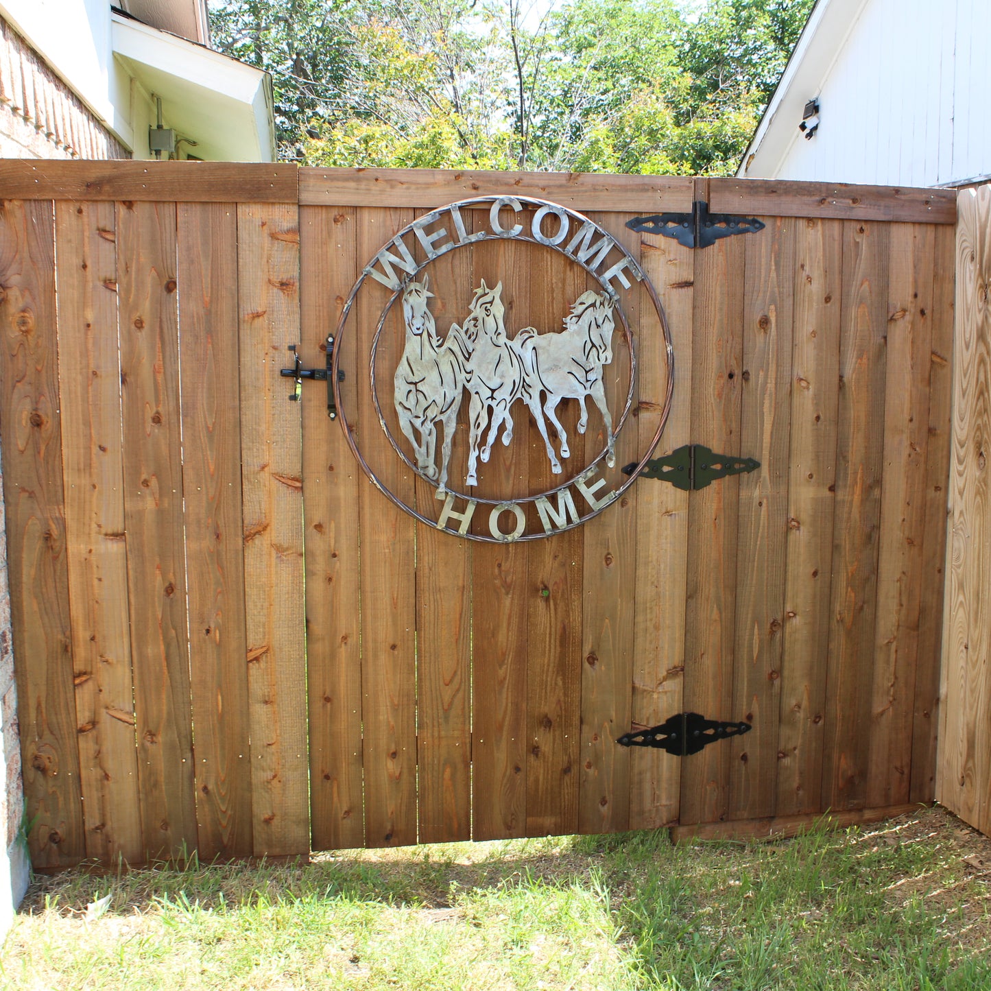 WELCOME RUNNING HORSES RAW METAL UNPAINTED SIGN WESTERN HOME DECOR HANDMADE NEW #EH12719 (Copy)