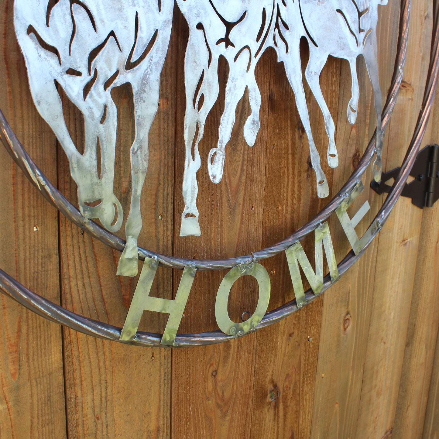 WELCOME RUNNING HORSES RAW METAL UNPAINTED SIGN WESTERN HOME DECOR HANDMADE NEW #EH12719 (Copy)