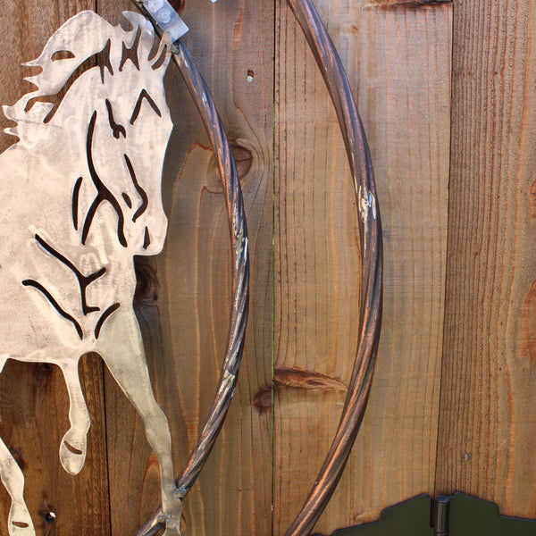 WELCOME RUNNING HORSES RAW METAL UNPAINTED SIGN WESTERN HOME DECOR HANDMADE NEW #EH12719 (Copy)