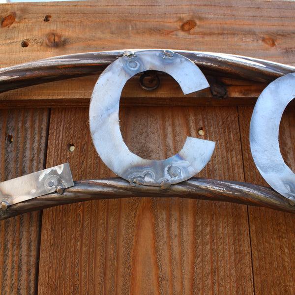 WELCOME RUNNING HORSES RAW METAL UNPAINTED SIGN WESTERN HOME DECOR HANDMADE NEW #EH12719 (Copy)