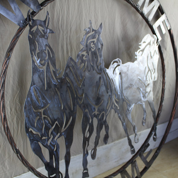 WELCOME RUNNING HORSES RAW METAL UNPAINTED SIGN WESTERN HOME DECOR HANDMADE NEW #EH12719 (Copy)