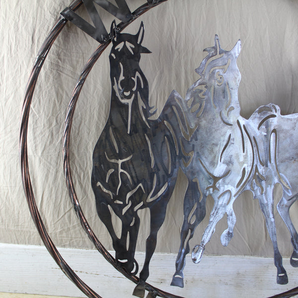 WELCOME RUNNING HORSES RAW METAL UNPAINTED SIGN WESTERN HOME DECOR HANDMADE NEW #EH12719 (Copy)