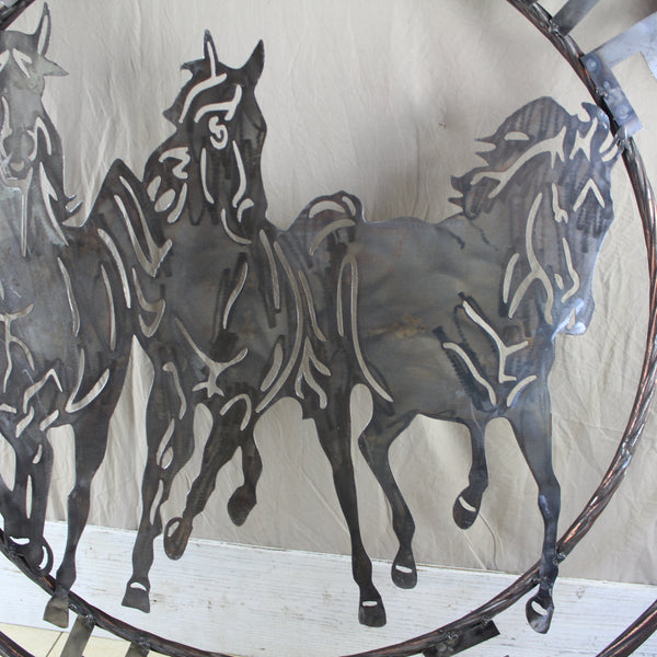 WELCOME RUNNING HORSES RAW METAL UNPAINTED SIGN WESTERN HOME DECOR HANDMADE NEW #EH12719 (Copy)