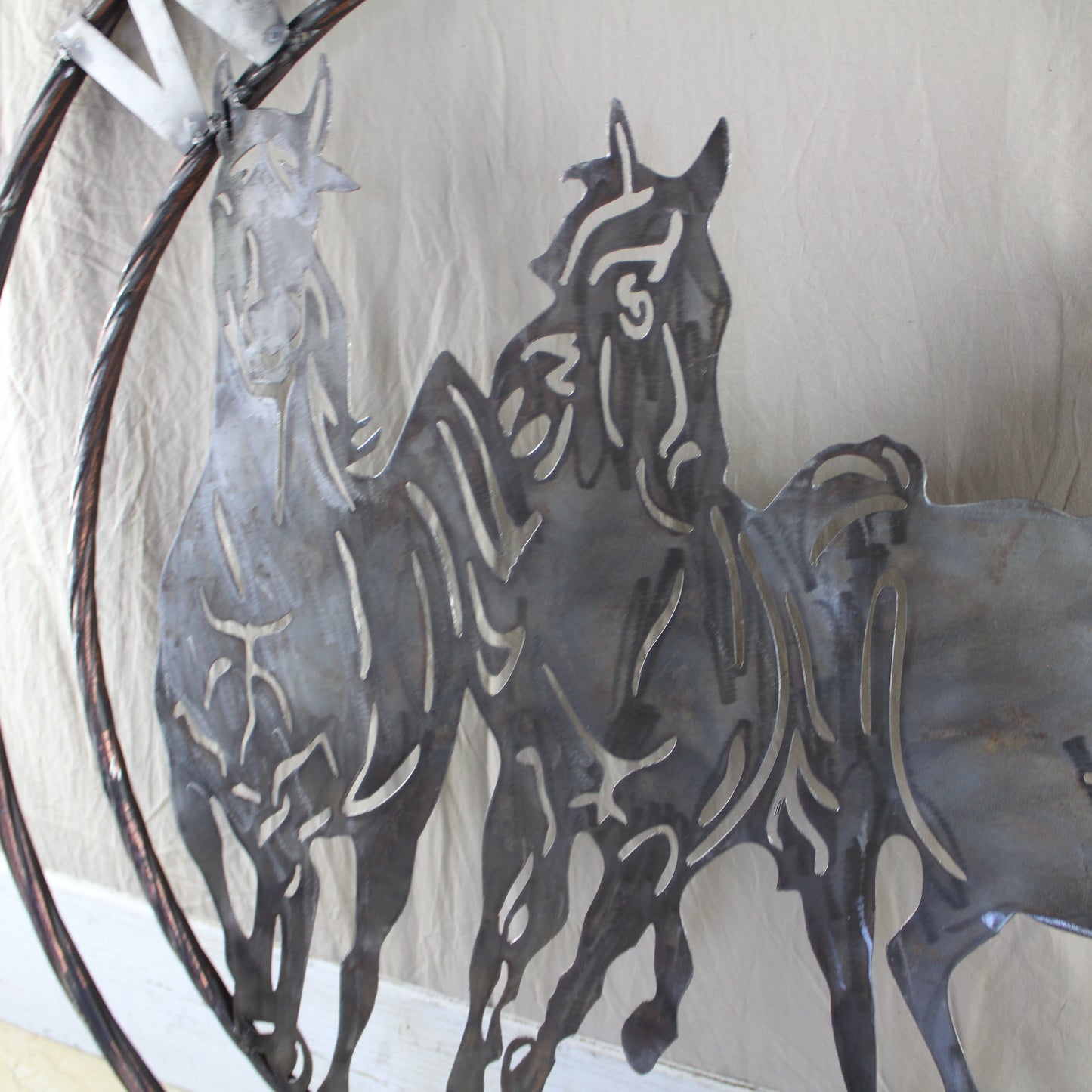 WELCOME RUNNING HORSES RAW METAL UNPAINTED SIGN WESTERN HOME DECOR HANDMADE NEW #EH12719 (Copy)
