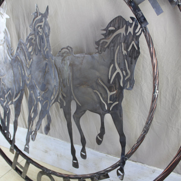 WELCOME RUNNING HORSES RAW METAL UNPAINTED SIGN WESTERN HOME DECOR HANDMADE NEW #EH12719 (Copy)
