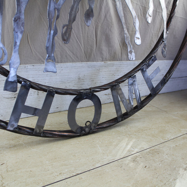 WELCOME RUNNING HORSES RAW METAL UNPAINTED SIGN WESTERN HOME DECOR HANDMADE NEW #EH12719 (Copy)