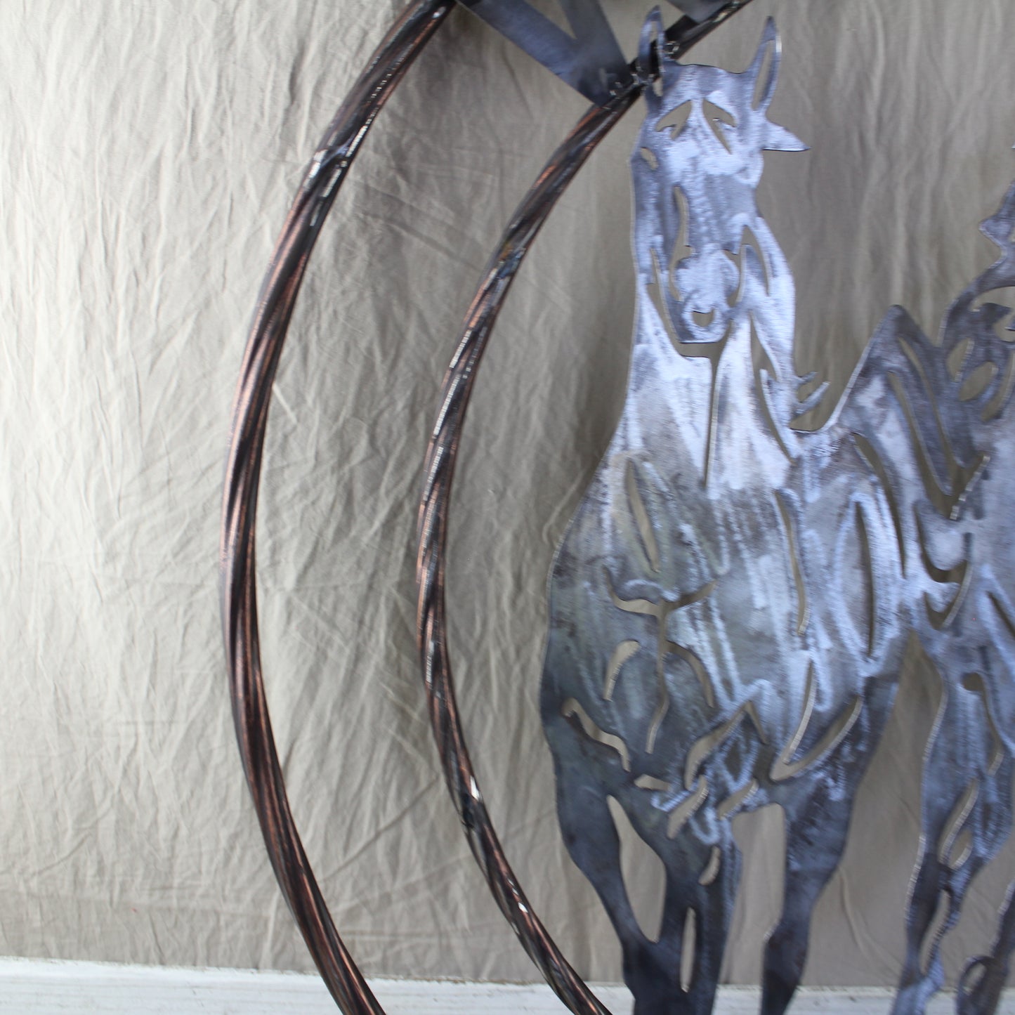 WELCOME RUNNING HORSES RAW METAL UNPAINTED SIGN WESTERN HOME DECOR HANDMADE NEW #EH12719 (Copy)
