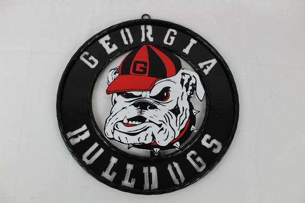 GEORGIA BULLDOGS CUSTOM METAL VINTAGE CRAFT SIGN WESTERN HOME DECOR HANDMADE