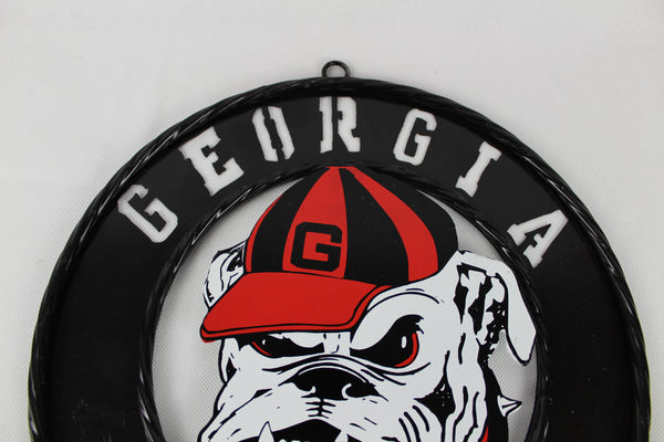 GEORGIA BULLDOGS CUSTOM METAL VINTAGE CRAFT SIGN WESTERN HOME DECOR HANDMADE