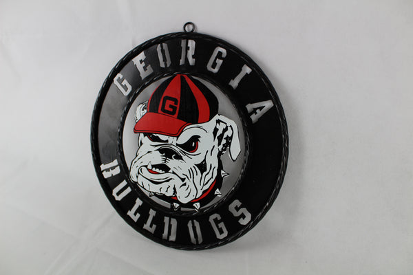 GEORGIA BULLDOGS CUSTOM METAL VINTAGE CRAFT SIGN WESTERN HOME DECOR HANDMADE