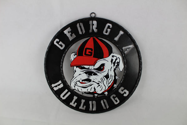 GEORGIA BULLDOGS CUSTOM METAL VINTAGE CRAFT SIGN WESTERN HOME DECOR HANDMADE