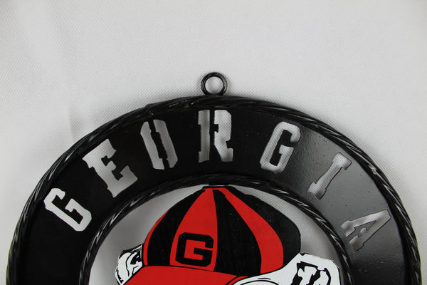GEORGIA BULLDOGS CUSTOM METAL VINTAGE CRAFT SIGN WESTERN HOME DECOR HANDMADE