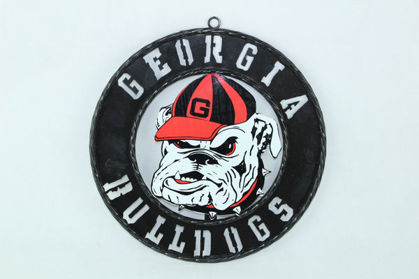 GEORGIA BULLDOGS CUSTOM METAL VINTAGE CRAFT SIGN WESTERN HOME DECOR HANDMADE