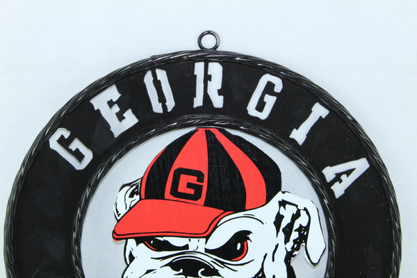 GEORGIA BULLDOGS CUSTOM METAL VINTAGE CRAFT SIGN WESTERN HOME DECOR HANDMADE