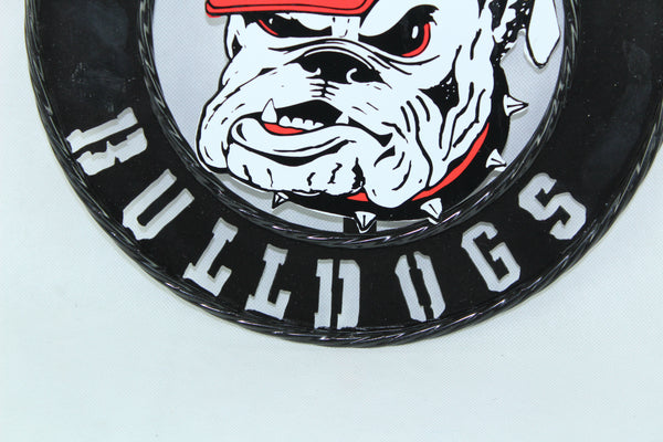 GEORGIA BULLDOGS CUSTOM METAL VINTAGE CRAFT SIGN WESTERN HOME DECOR HANDMADE