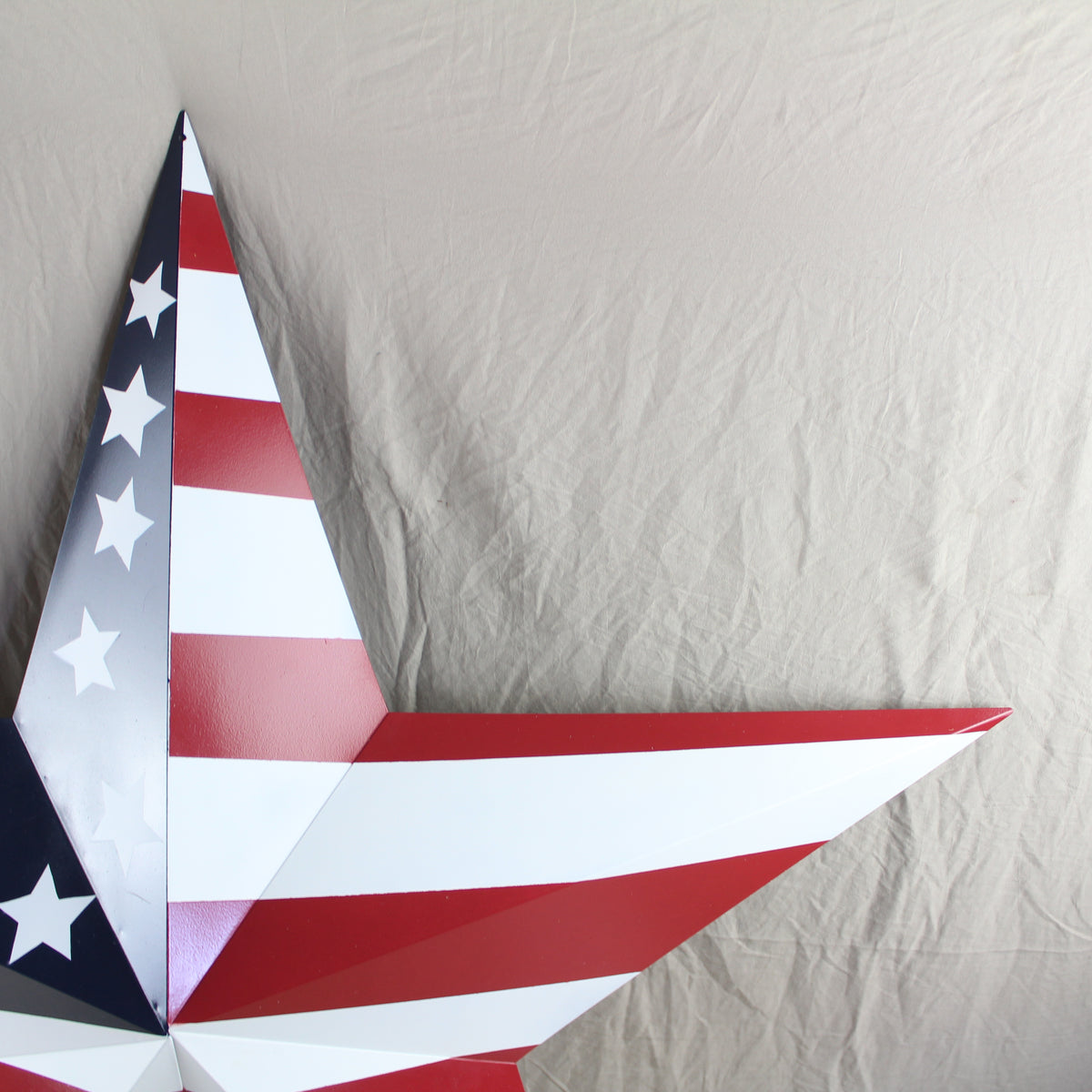 AMERICANA USA FLAG BARN STAR RED WHT BLUE STAR HANDMADE 12",24",36" #EH13297