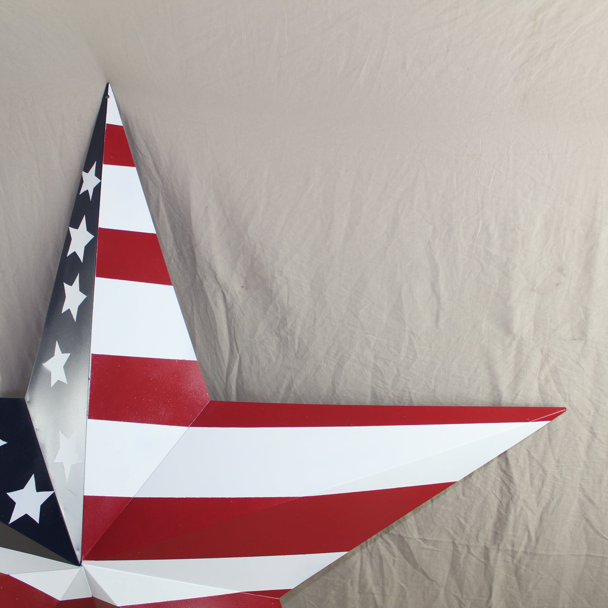 AMERICANA USA FLAG BARN STAR RED WHT BLUE STAR HANDMADE 12",24",36" #EH13297