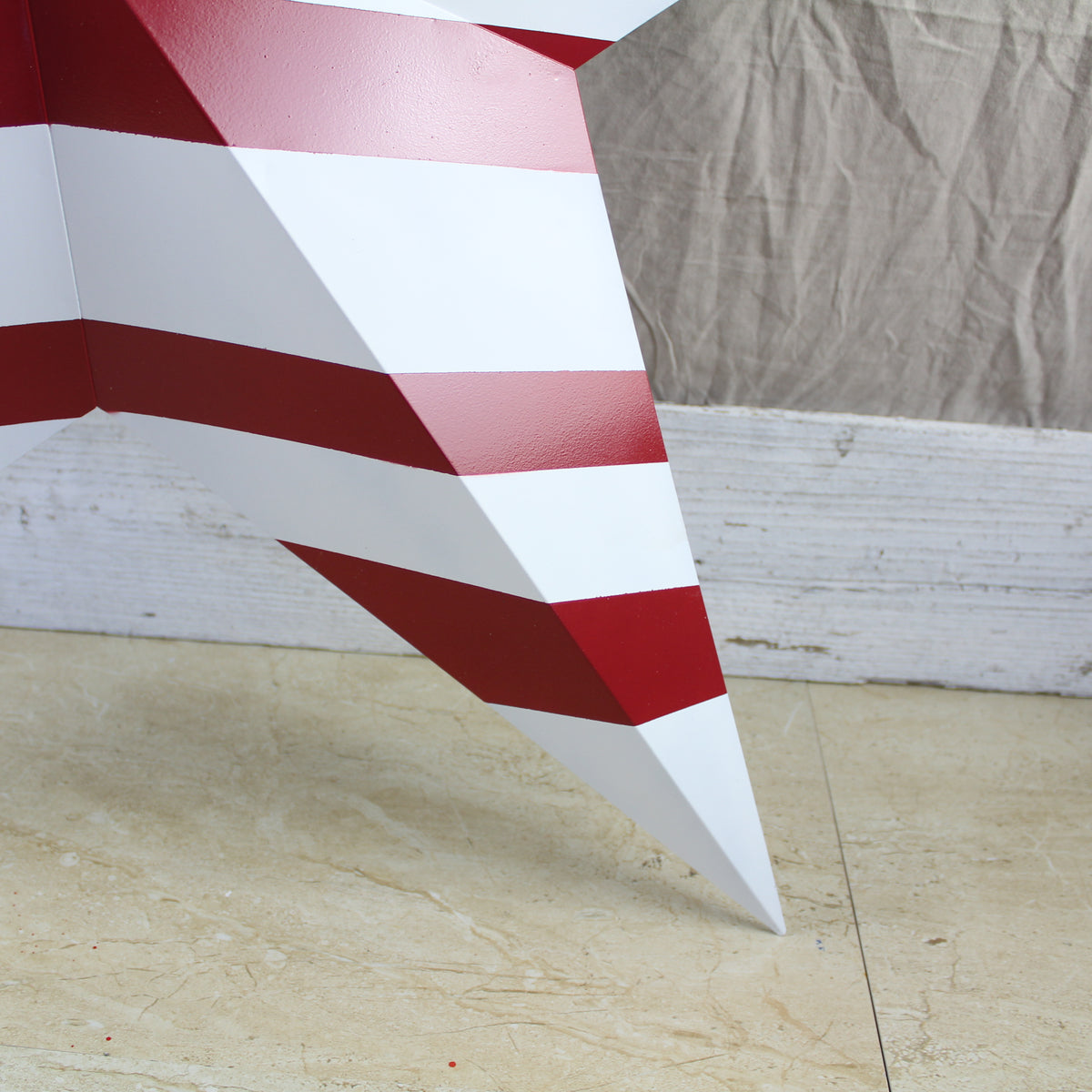 AMERICANA USA FLAG BARN STAR RED WHT BLUE STAR HANDMADE 12",24",36" #EH13297
