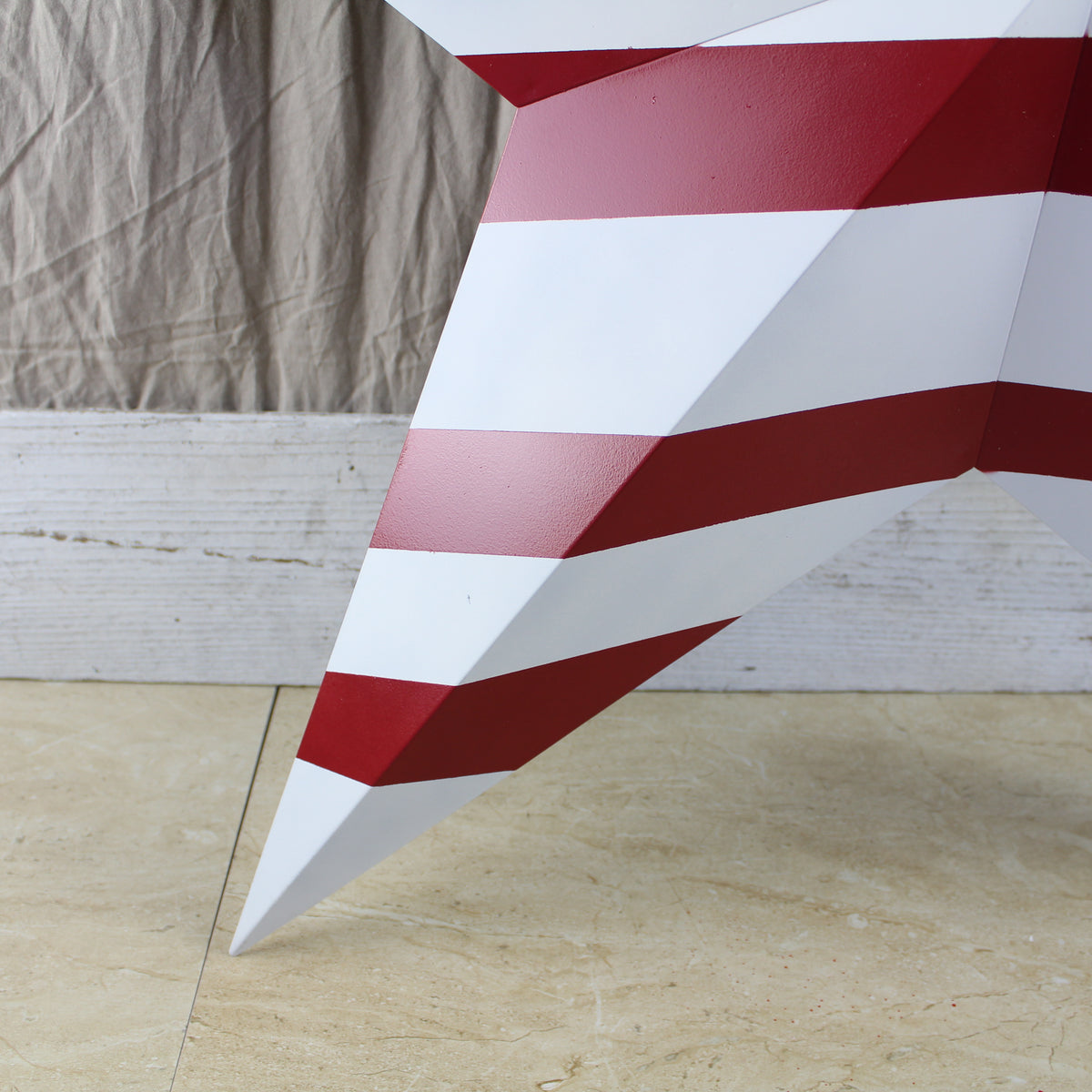 AMERICANA USA FLAG BARN STAR RED WHT BLUE STAR HANDMADE 12",24",36" #EH13297