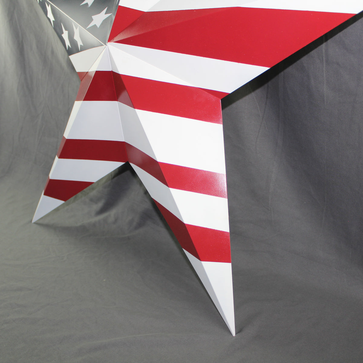 AMERICANA USA FLAG BARN STAR RED WHT BLUE STAR HANDMADE 12",24",36" #EH13297