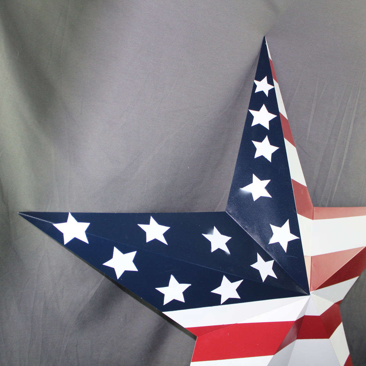 AMERICANA USA FLAG BARN STAR RED WHT BLUE STAR HANDMADE 12",24",36" #EH13297