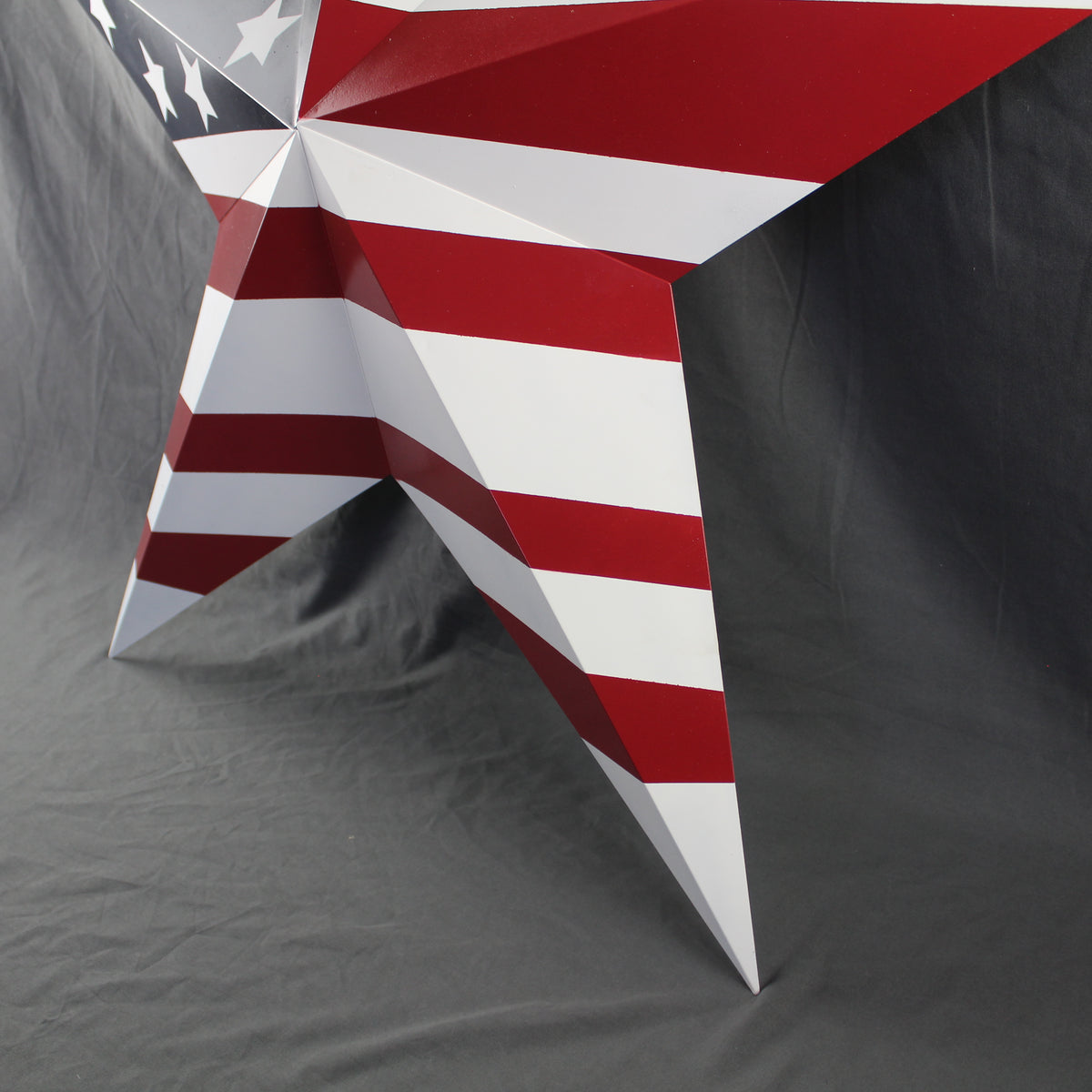 AMERICANA USA FLAG BARN STAR RED WHT BLUE STAR HANDMADE 12",24",36" #EH13297