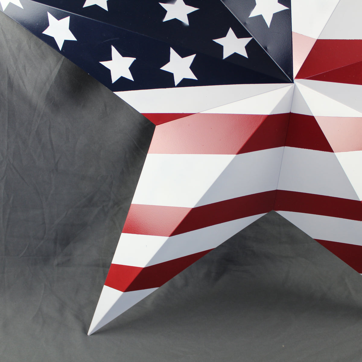 AMERICANA USA FLAG BARN STAR RED WHT BLUE STAR HANDMADE 12",24",36" #EH13297