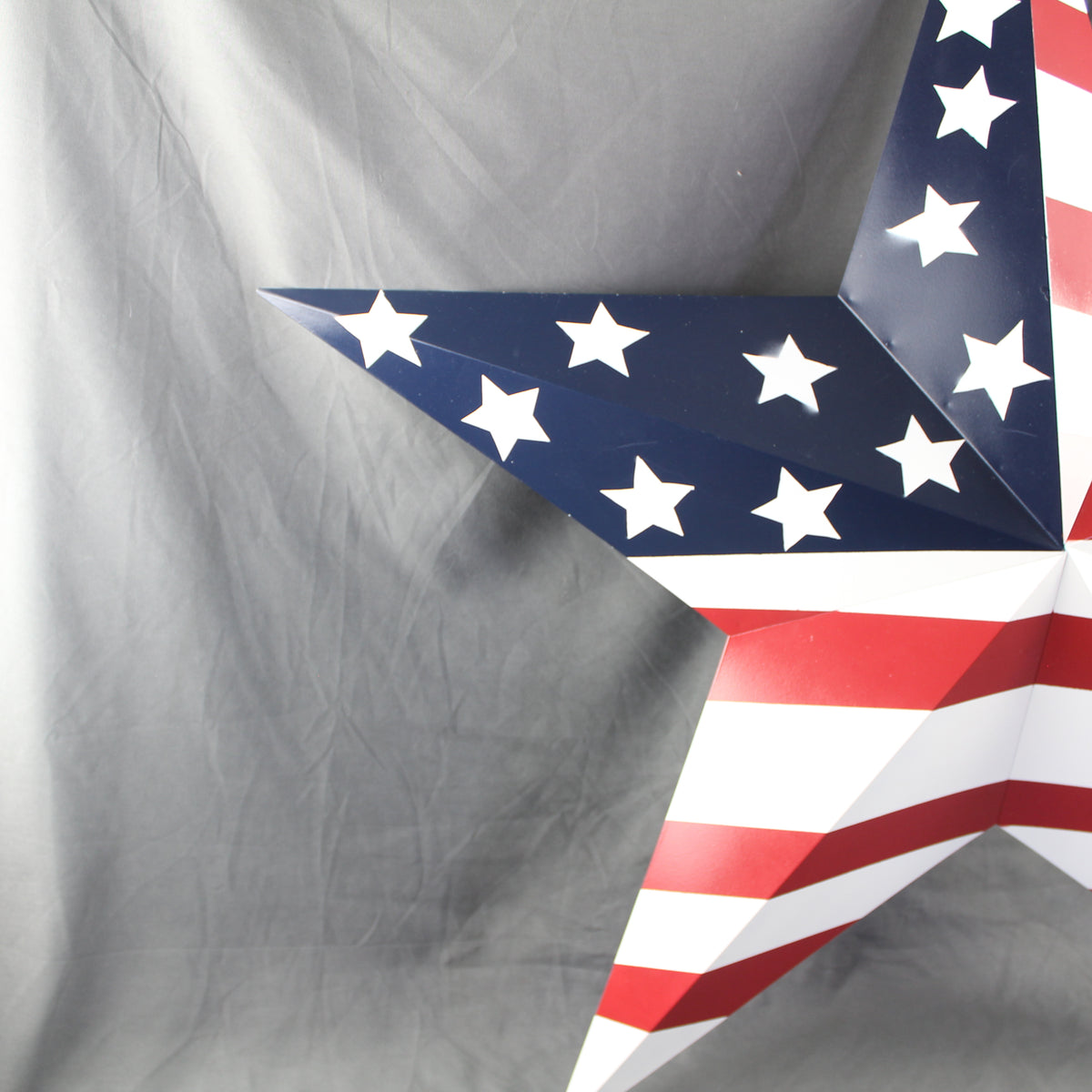 AMERICANA USA FLAG BARN STAR RED WHT BLUE STAR HANDMADE 12",24",36" #EH13297