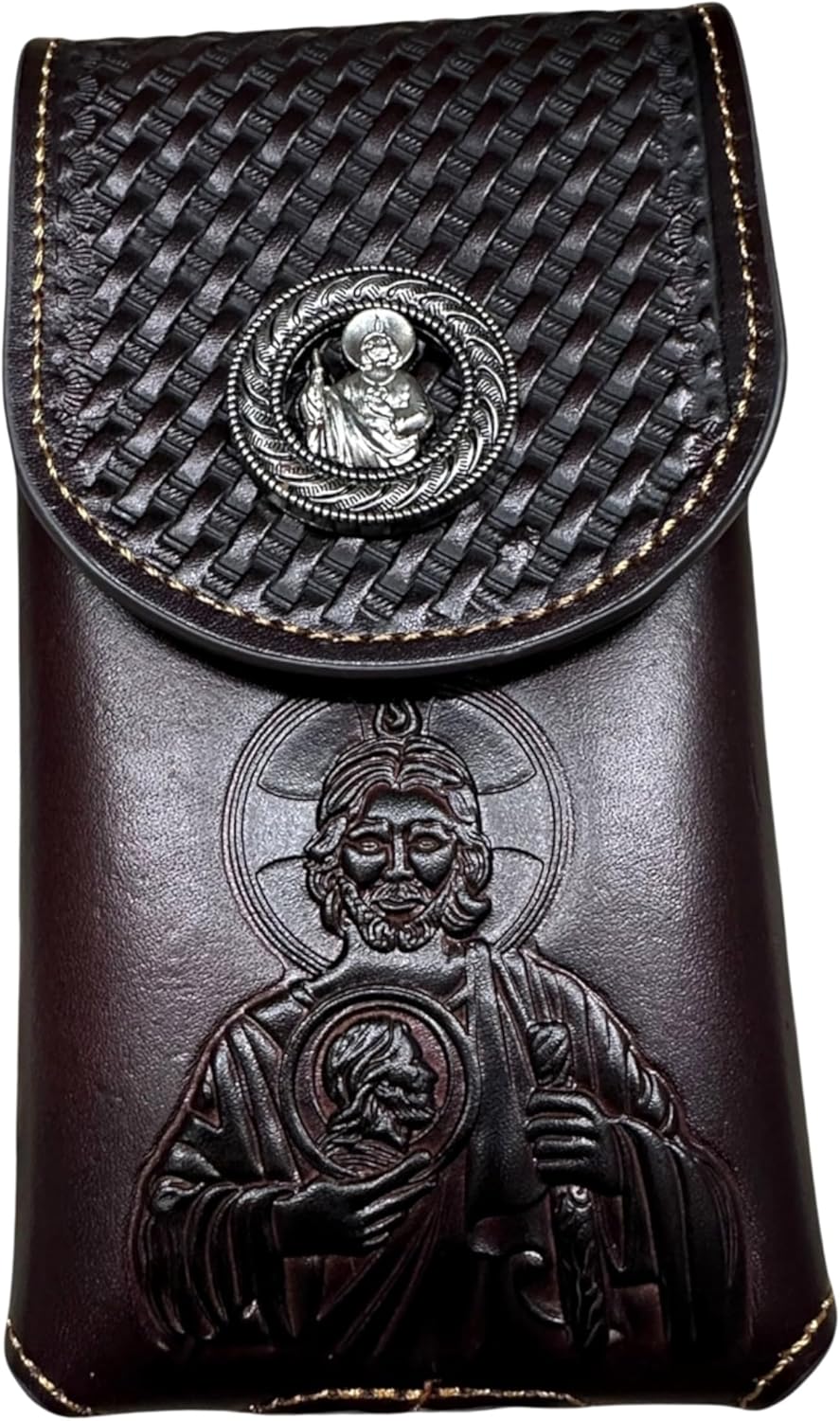 7" LEATHER HOLSTER POUCH EXTRA LARGE  BELT LOOP CELL PHONE CASE UNIVERSAL OVERSIZE MULTI STYLES