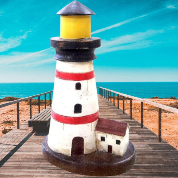 RED LIGHTHOUSE WESTERN HOME DECOR NEW FREE SHIPPING  #EH12877