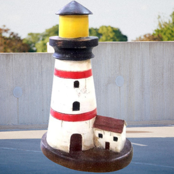 RED LIGHTHOUSE WESTERN HOME DECOR NEW FREE SHIPPING  #EH12877