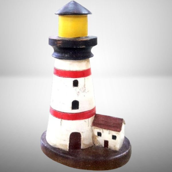 RED LIGHTHOUSE WESTERN HOME DECOR NEW FREE SHIPPING  #EH12877